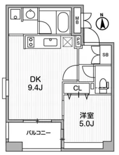 クリオ三田ラ・モード【8階】の間取り