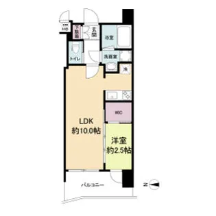 セレニテ西中島アリア弐番館【2階】の間取り