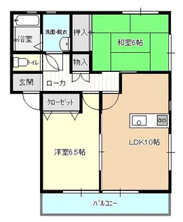 ドリームハイム【2階】の間取り