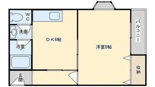 ガーデンパレス茨木【4階】の間取り