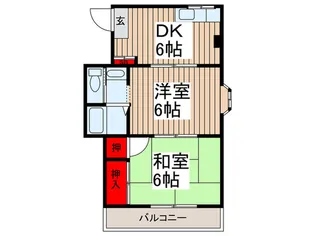 サンライトハウス【2階】の間取り