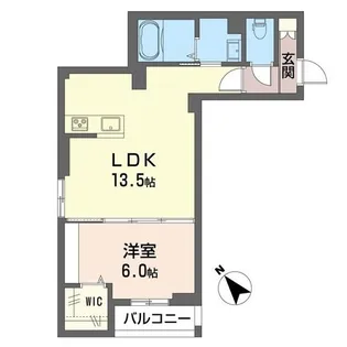 グラン セラヴィ【1階】の間取り