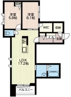 メゾン ド セラ II【3階】の間取り