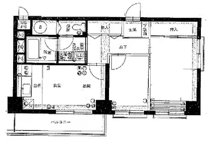 イトーピア南麻布マンション【3階】の間取り