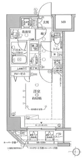 クレヴィスタ亀戸IV【5階】の間取り