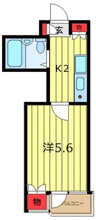 弐番館【4階】の間取り