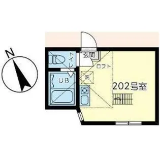 ユナイト星川クロックムッシュ【2階】の間取り