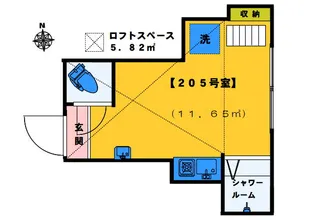アーバンプレイス新宿若松町【2階】の間取り