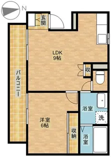 ミストラル【2階】の間取り