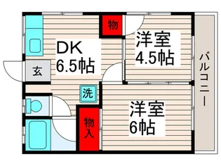 第一豊荘【2階】の間取り