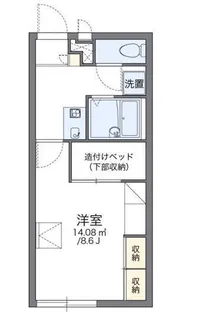 レオパレスソレーユ【1階】の間取り