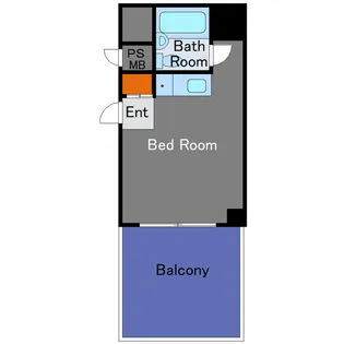 スカイコート渋谷【4階】の間取り