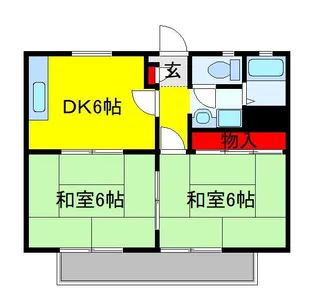 コスモレジデンス【1階】の間取り