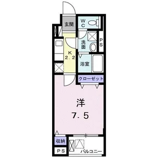 JIN PRECIOUS(ジン【3階】の間取り