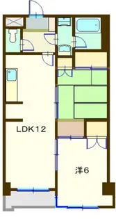 パラシオフェンテ【2階】の間取り