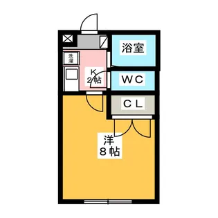 メゾン・クレール【1階】の間取り