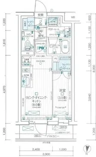 パレステージ練馬III【3階】の間取り