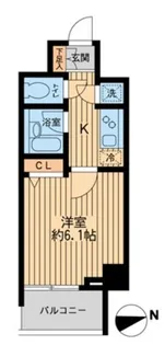 HF早稲田レジデンスII【9階】の間取り