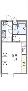 レオパレスビオレハイツII【2階】の間取り