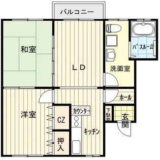 ゴールドクレストIII【3階】の間取り