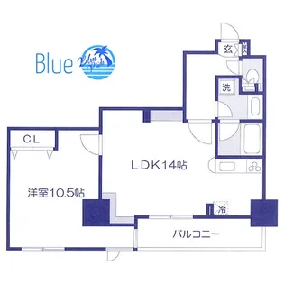 横濱ユーロタワー【2階】の間取り