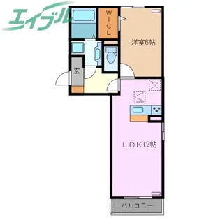 アルバグランデときわ【1階】の間取り