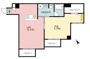 イーストワン亀戸【3階】の間取り