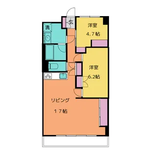 秀和西新井レジデンス【7階】の間取り