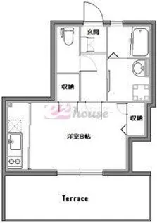 ヴィラージュ プルニエ【1階】の間取り