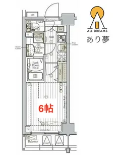リライア阪東橋SOUTH【3階】の間取り