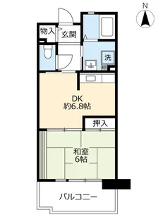 URパークタウン西武庫【5階】の間取り