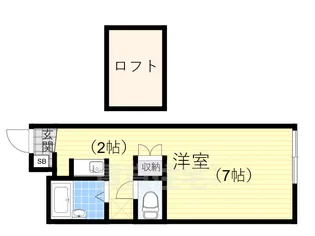 ソレイユ常盤【2階】の間取り