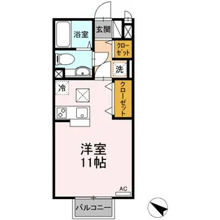 シンシアヒルズ【1階】の間取り