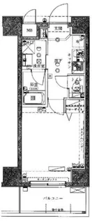 ライジングプレイス押上【6階】の間取り