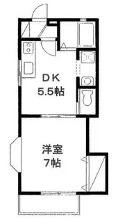 ロイヤル・ナカムラII【2階】の間取り