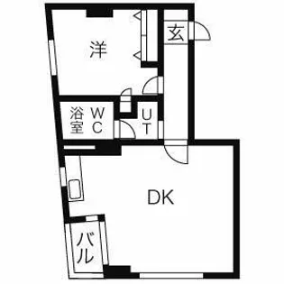 大西ハウス【1階】の間取り