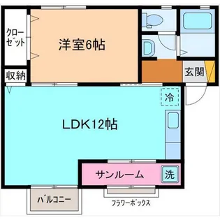 プレジールプラス【1階】の間取り