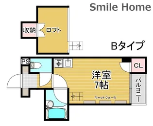 レガーレ玉出【1階】の間取り