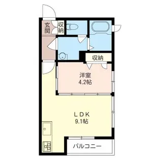 ミラソル【1階】の間取り