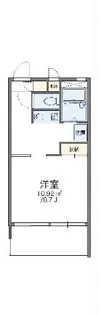 レオパレス中休場【2階】の間取り