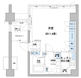 ガーデニエール砧レジデンス【7階】の間取り