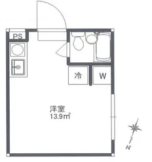 Initium domus渋谷本町【1階】の間取り