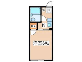 シティハイムさとう【2階】の間取り