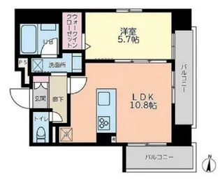 A.K 634 seta【4階】の間取り
