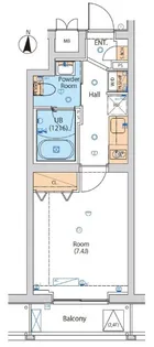 エストゥルース小竹向原【2階】の間取り