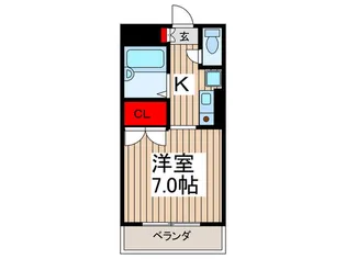 ファミール クリハラ【3階】の間取り