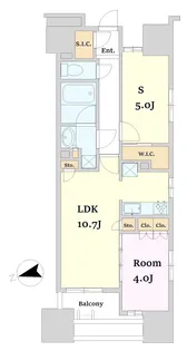 プレシス八王子レグリオ【7階】の間取り