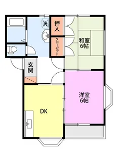 サンフレッチェ御幸【2階】の間取り