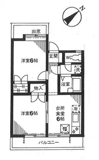 コーポ・アライ【1階】の間取り
