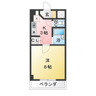 笠寺ハウス【2階】の間取り
